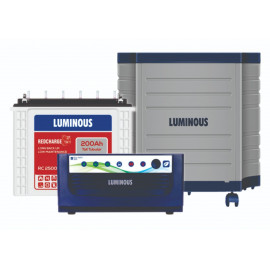 Luminous Eco Volt Neo 1250 + Battery 200 Ah RC25000 + Trolley