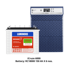 Luminous iCruze 6000 with RC 18000(6NOS)