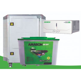 Amaron Hi-Backup 950VA UPS + 200 AH Battery + Trolley